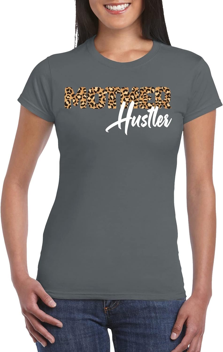 Mother Hustler Women’s T-Shirt Classic Fit Short Sleeve Crewneck T-Shirt